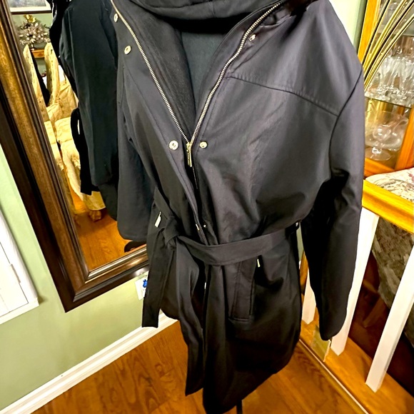 🧥NWT Michael Kors Snap Front Belted Coat XXL 🧥 - Picture 1 of 12